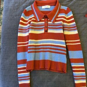 Striped Red and Blue Sweater
